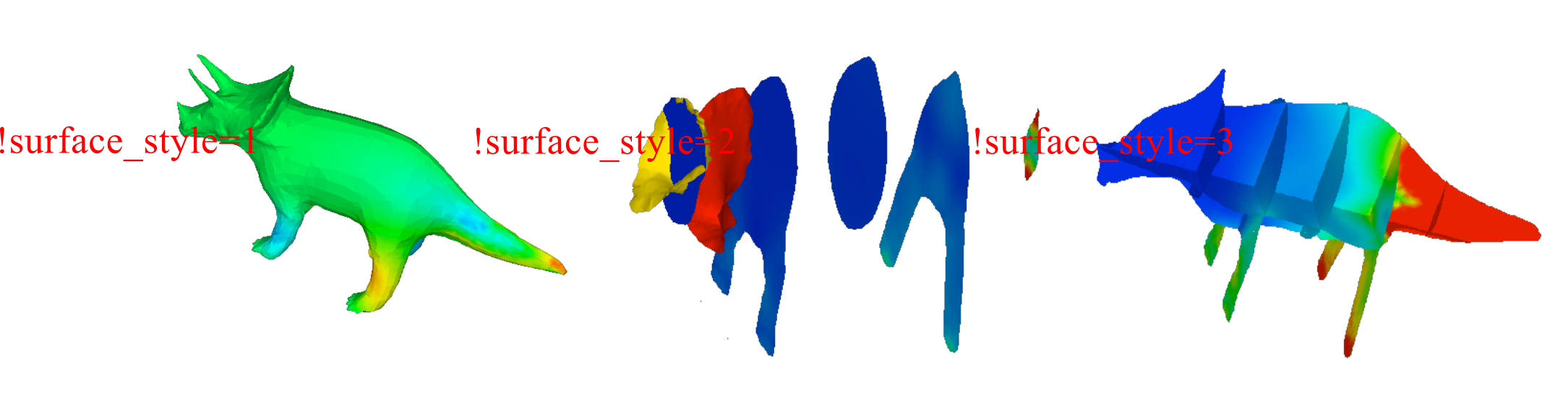 Example of surface_style Setting
